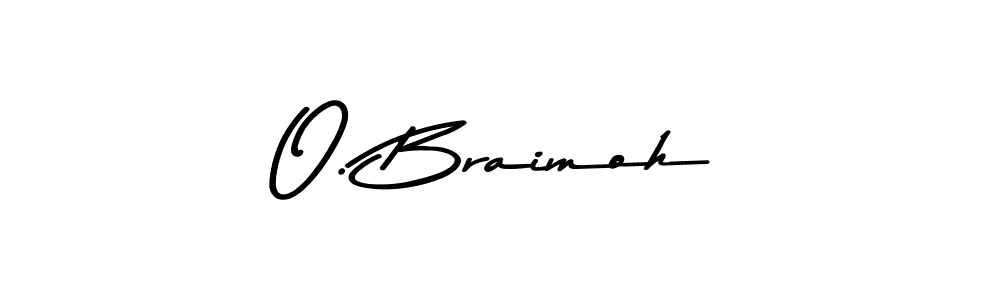 Use a signature maker to create a handwritten signature online. With this signature software, you can design (Asem Kandis PERSONAL USE) your own signature for name O. Braimoh. O. Braimoh signature style 9 images and pictures png