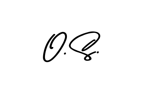 O. S. stylish signature style. Best Handwritten Sign (Asem Kandis PERSONAL USE) for my name. Handwritten Signature Collection Ideas for my name O. S.. O. S. signature style 9 images and pictures png