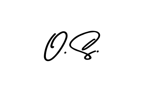 O. S. stylish signature style. Best Handwritten Sign (Asem Kandis PERSONAL USE) for my name. Handwritten Signature Collection Ideas for my name O. S.. O. S. signature style 9 images and pictures png