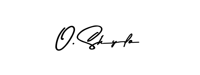 The best way (Asem Kandis PERSONAL USE) to make a short signature is to pick only two or three words in your name. The name O. Shylo include a total of six letters. For converting this name. O. Shylo signature style 9 images and pictures png