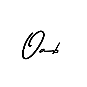 Asem Kandis PERSONAL USE is a professional signature style that is perfect for those who want to add a touch of class to their signature. It is also a great choice for those who want to make their signature more unique. Get Oab name to fancy signature for free. Oab signature style 9 images and pictures png