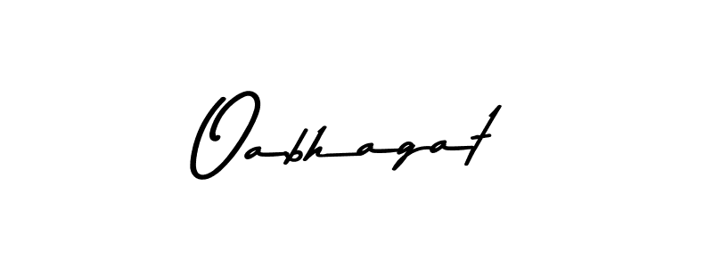 Use a signature maker to create a handwritten signature online. With this signature software, you can design (Asem Kandis PERSONAL USE) your own signature for name Oabhagat. Oabhagat signature style 9 images and pictures png