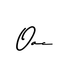 Also we have Oac name is the best signature style. Create professional handwritten signature collection using Asem Kandis PERSONAL USE autograph style. Oac signature style 9 images and pictures png