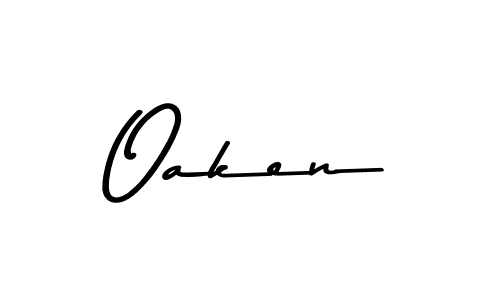 Asem Kandis PERSONAL USE is a professional signature style that is perfect for those who want to add a touch of class to their signature. It is also a great choice for those who want to make their signature more unique. Get Oaken name to fancy signature for free. Oaken signature style 9 images and pictures png