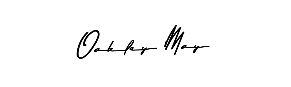 Use a signature maker to create a handwritten signature online. With this signature software, you can design (Asem Kandis PERSONAL USE) your own signature for name Oakley May. Oakley May signature style 9 images and pictures png
