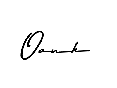 Make a beautiful signature design for name Oanh. Use this online signature maker to create a handwritten signature for free. Oanh signature style 9 images and pictures png