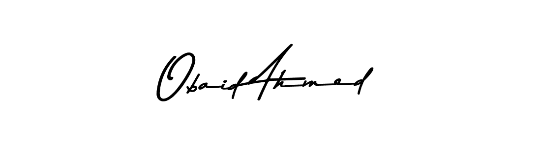 Also You can easily find your signature by using the search form. We will create Obaid Ahmed name handwritten signature images for you free of cost using Asem Kandis PERSONAL USE sign style. Obaid Ahmed signature style 9 images and pictures png