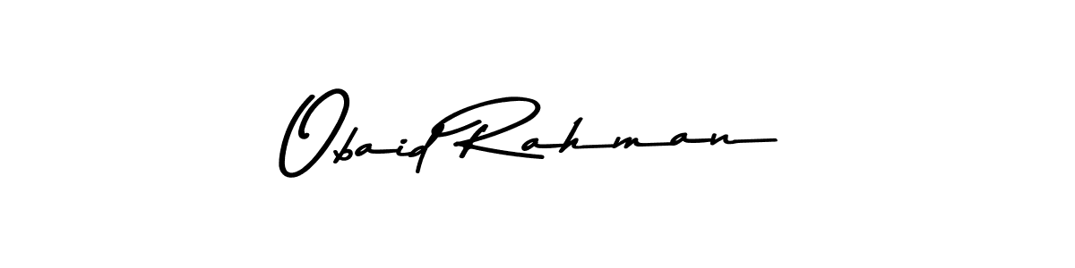 It looks lik you need a new signature style for name Obaid Rahman. Design unique handwritten (Asem Kandis PERSONAL USE) signature with our free signature maker in just a few clicks. Obaid Rahman signature style 9 images and pictures png