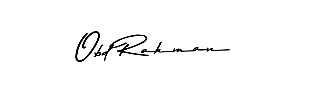 How to make Obd Rahman signature? Asem Kandis PERSONAL USE is a professional autograph style. Create handwritten signature for Obd Rahman name. Obd Rahman signature style 9 images and pictures png