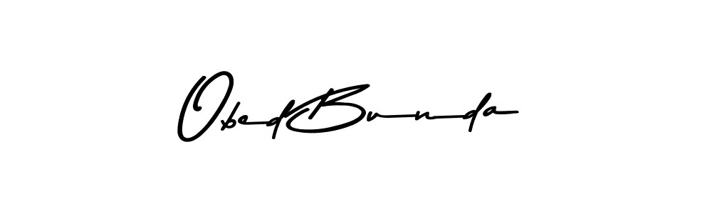 This is the best signature style for the Obed Bunda name. Also you like these signature font (Asem Kandis PERSONAL USE). Mix name signature. Obed Bunda signature style 9 images and pictures png