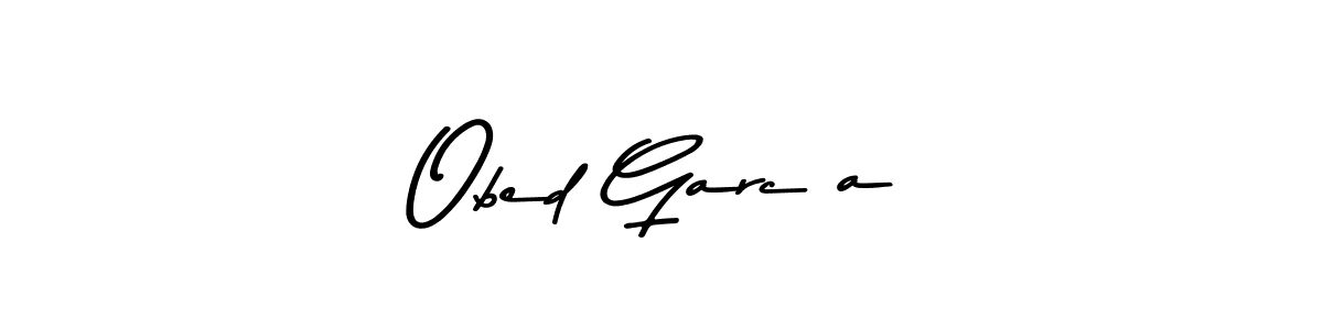 Obed García stylish signature style. Best Handwritten Sign (Asem Kandis PERSONAL USE) for my name. Handwritten Signature Collection Ideas for my name Obed García. Obed García signature style 9 images and pictures png