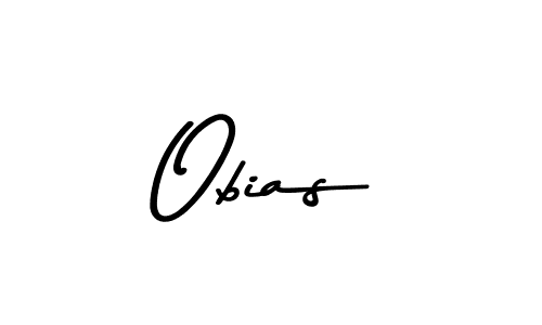 Obias stylish signature style. Best Handwritten Sign (Asem Kandis PERSONAL USE) for my name. Handwritten Signature Collection Ideas for my name Obias. Obias signature style 9 images and pictures png