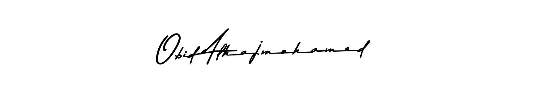 Also we have Obid Alhajmohamed name is the best signature style. Create professional handwritten signature collection using Asem Kandis PERSONAL USE autograph style. Obid Alhajmohamed signature style 9 images and pictures png