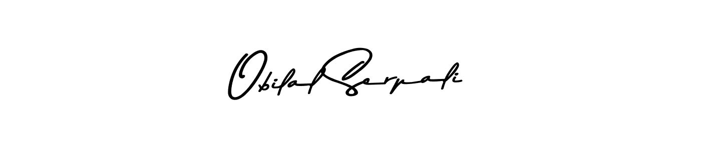 It looks lik you need a new signature style for name Obilal Serpali. Design unique handwritten (Asem Kandis PERSONAL USE) signature with our free signature maker in just a few clicks. Obilal Serpali signature style 9 images and pictures png
