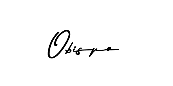 Create a beautiful signature design for name Obispo. With this signature (Asem Kandis PERSONAL USE) fonts, you can make a handwritten signature for free. Obispo signature style 9 images and pictures png