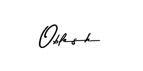 Make a beautiful signature design for name Oblesh. Use this online signature maker to create a handwritten signature for free. Oblesh signature style 9 images and pictures png