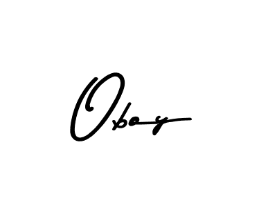 How to make Oboy signature? Asem Kandis PERSONAL USE is a professional autograph style. Create handwritten signature for Oboy name. Oboy signature style 9 images and pictures png