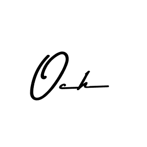 How to Draw Och signature style? Asem Kandis PERSONAL USE is a latest design signature styles for name Och. Och signature style 9 images and pictures png