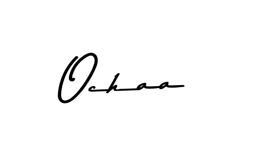 Similarly Asem Kandis PERSONAL USE is the best handwritten signature design. Signature creator online .You can use it as an online autograph creator for name Ochaa. Ochaa signature style 9 images and pictures png