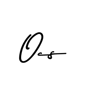 Asem Kandis PERSONAL USE is a professional signature style that is perfect for those who want to add a touch of class to their signature. It is also a great choice for those who want to make their signature more unique. Get Ocs name to fancy signature for free. Ocs signature style 9 images and pictures png