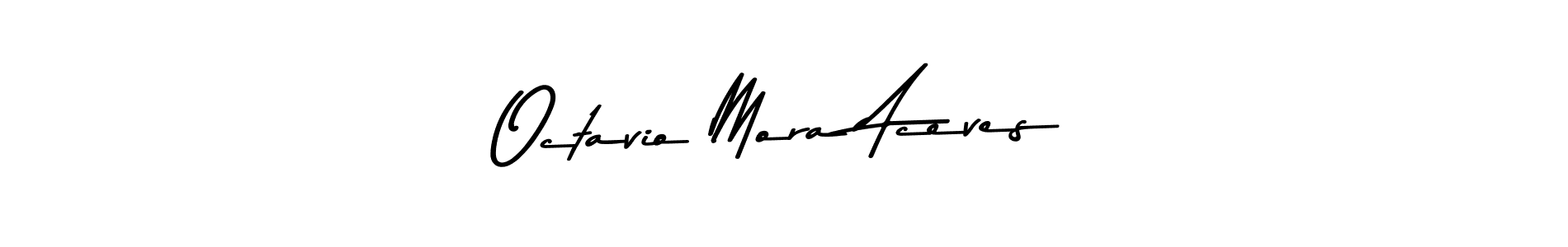 Make a beautiful signature design for name Octavio Mora Aceves. With this signature (Asem Kandis PERSONAL USE) style, you can create a handwritten signature for free. Octavio Mora Aceves signature style 9 images and pictures png