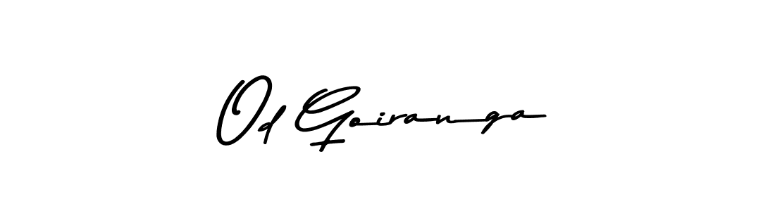 Create a beautiful signature design for name Od Goiranga. With this signature (Asem Kandis PERSONAL USE) fonts, you can make a handwritten signature for free. Od Goiranga signature style 9 images and pictures png