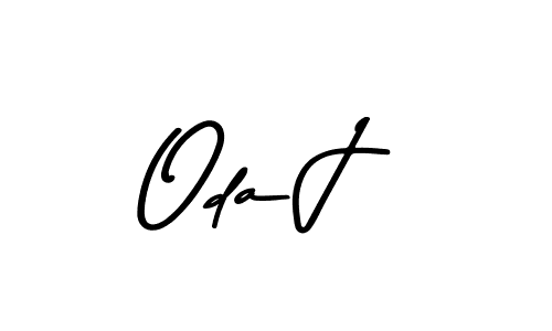 Make a beautiful signature design for name Oda J. With this signature (Asem Kandis PERSONAL USE) style, you can create a handwritten signature for free. Oda J signature style 9 images and pictures png