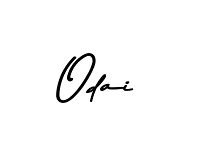 Make a beautiful signature design for name Odai. With this signature (Asem Kandis PERSONAL USE) style, you can create a handwritten signature for free. Odai signature style 9 images and pictures png