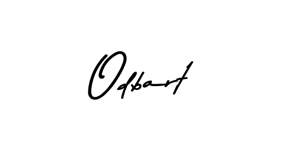 Odbart stylish signature style. Best Handwritten Sign (Asem Kandis PERSONAL USE) for my name. Handwritten Signature Collection Ideas for my name Odbart. Odbart signature style 9 images and pictures png