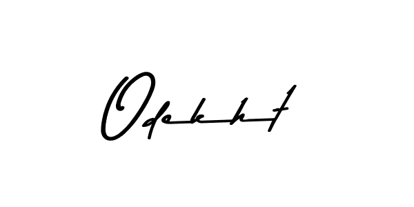 Also we have Odekht name is the best signature style. Create professional handwritten signature collection using Asem Kandis PERSONAL USE autograph style. Odekht signature style 9 images and pictures png