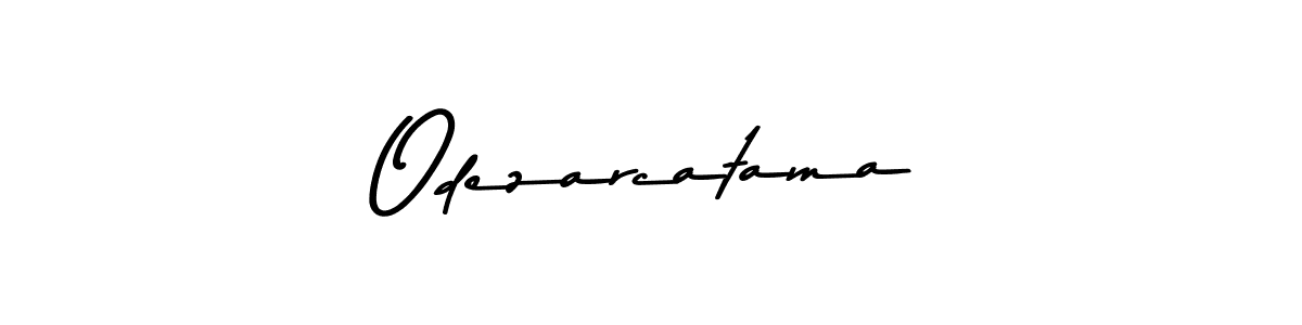 Create a beautiful signature design for name Odezarcatama. With this signature (Asem Kandis PERSONAL USE) fonts, you can make a handwritten signature for free. Odezarcatama signature style 9 images and pictures png