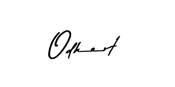 Make a beautiful signature design for name Odhert. Use this online signature maker to create a handwritten signature for free. Odhert signature style 9 images and pictures png