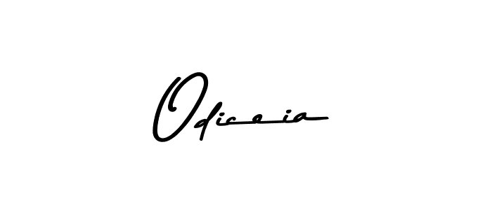 Make a beautiful signature design for name Odiceia. With this signature (Asem Kandis PERSONAL USE) style, you can create a handwritten signature for free. Odiceia signature style 9 images and pictures png