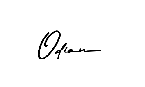 Also we have Odion name is the best signature style. Create professional handwritten signature collection using Asem Kandis PERSONAL USE autograph style. Odion signature style 9 images and pictures png