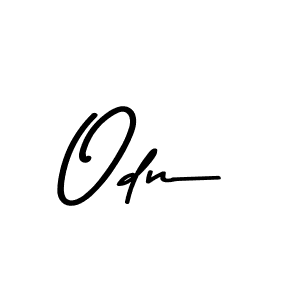 Make a beautiful signature design for name Odn. With this signature (Asem Kandis PERSONAL USE) style, you can create a handwritten signature for free. Odn signature style 9 images and pictures png