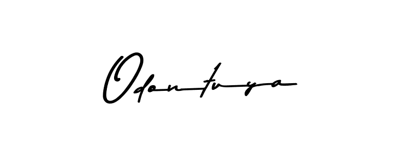 Design your own signature with our free online signature maker. With this signature software, you can create a handwritten (Asem Kandis PERSONAL USE) signature for name Odontuya. Odontuya signature style 9 images and pictures png