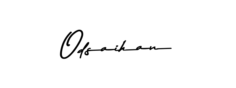 Create a beautiful signature design for name Odsaihan. With this signature (Asem Kandis PERSONAL USE) fonts, you can make a handwritten signature for free. Odsaihan signature style 9 images and pictures png