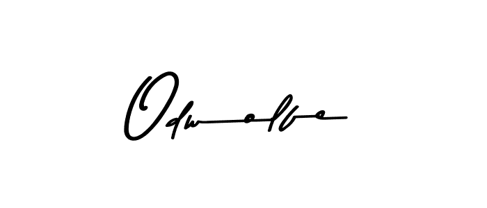 Odwolfe stylish signature style. Best Handwritten Sign (Asem Kandis PERSONAL USE) for my name. Handwritten Signature Collection Ideas for my name Odwolfe. Odwolfe signature style 9 images and pictures png