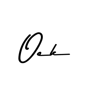 How to Draw Oek signature style? Asem Kandis PERSONAL USE is a latest design signature styles for name Oek. Oek signature style 9 images and pictures png