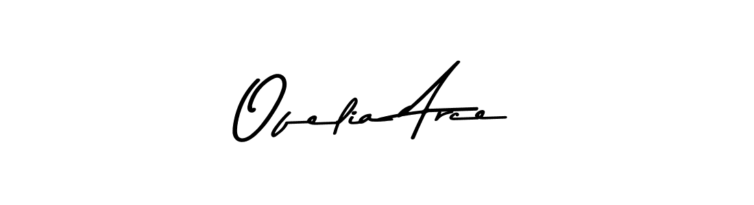 Make a beautiful signature design for name Ofelia Arce. Use this online signature maker to create a handwritten signature for free. Ofelia Arce signature style 9 images and pictures png