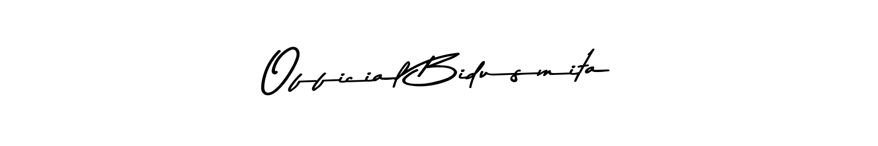 Make a beautiful signature design for name Official Bidusmita. Use this online signature maker to create a handwritten signature for free. Official Bidusmita signature style 9 images and pictures png