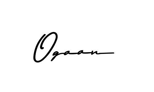 Use a signature maker to create a handwritten signature online. With this signature software, you can design (Asem Kandis PERSONAL USE) your own signature for name Ogaan. Ogaan signature style 9 images and pictures png