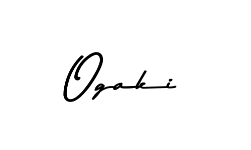 Make a beautiful signature design for name Ogaki. With this signature (Asem Kandis PERSONAL USE) style, you can create a handwritten signature for free. Ogaki signature style 9 images and pictures png