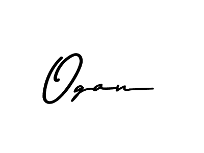 How to make Ogan name signature. Use Asem Kandis PERSONAL USE style for creating short signs online. This is the latest handwritten sign. Ogan signature style 9 images and pictures png