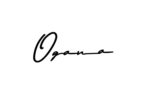 Ogana stylish signature style. Best Handwritten Sign (Asem Kandis PERSONAL USE) for my name. Handwritten Signature Collection Ideas for my name Ogana. Ogana signature style 9 images and pictures png