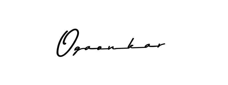 You can use this online signature creator to create a handwritten signature for the name Ogaonkar. This is the best online autograph maker. Ogaonkar signature style 9 images and pictures png