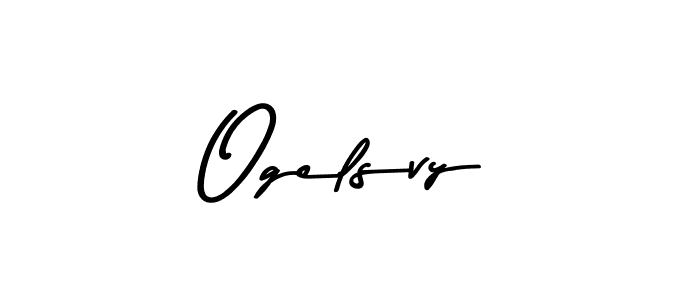 Also You can easily find your signature by using the search form. We will create Ogelsvy name handwritten signature images for you free of cost using Asem Kandis PERSONAL USE sign style. Ogelsvy signature style 9 images and pictures png