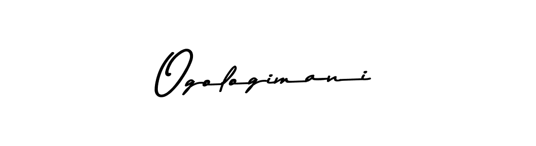 How to make Ogologimani signature? Asem Kandis PERSONAL USE is a professional autograph style. Create handwritten signature for Ogologimani name. Ogologimani signature style 9 images and pictures png