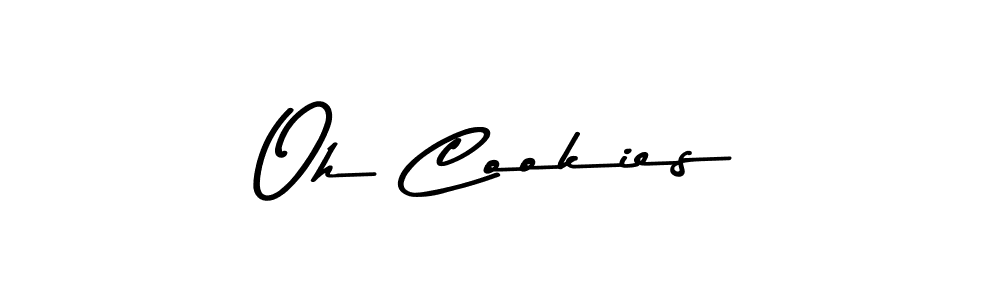 Make a beautiful signature design for name Oh Cookies. With this signature (Asem Kandis PERSONAL USE) style, you can create a handwritten signature for free. Oh Cookies signature style 9 images and pictures png