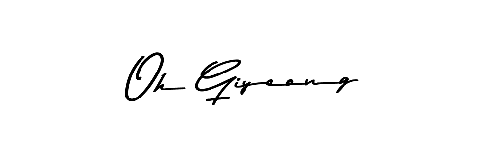Use a signature maker to create a handwritten signature online. With this signature software, you can design (Asem Kandis PERSONAL USE) your own signature for name Oh Giyeong. Oh Giyeong signature style 9 images and pictures png